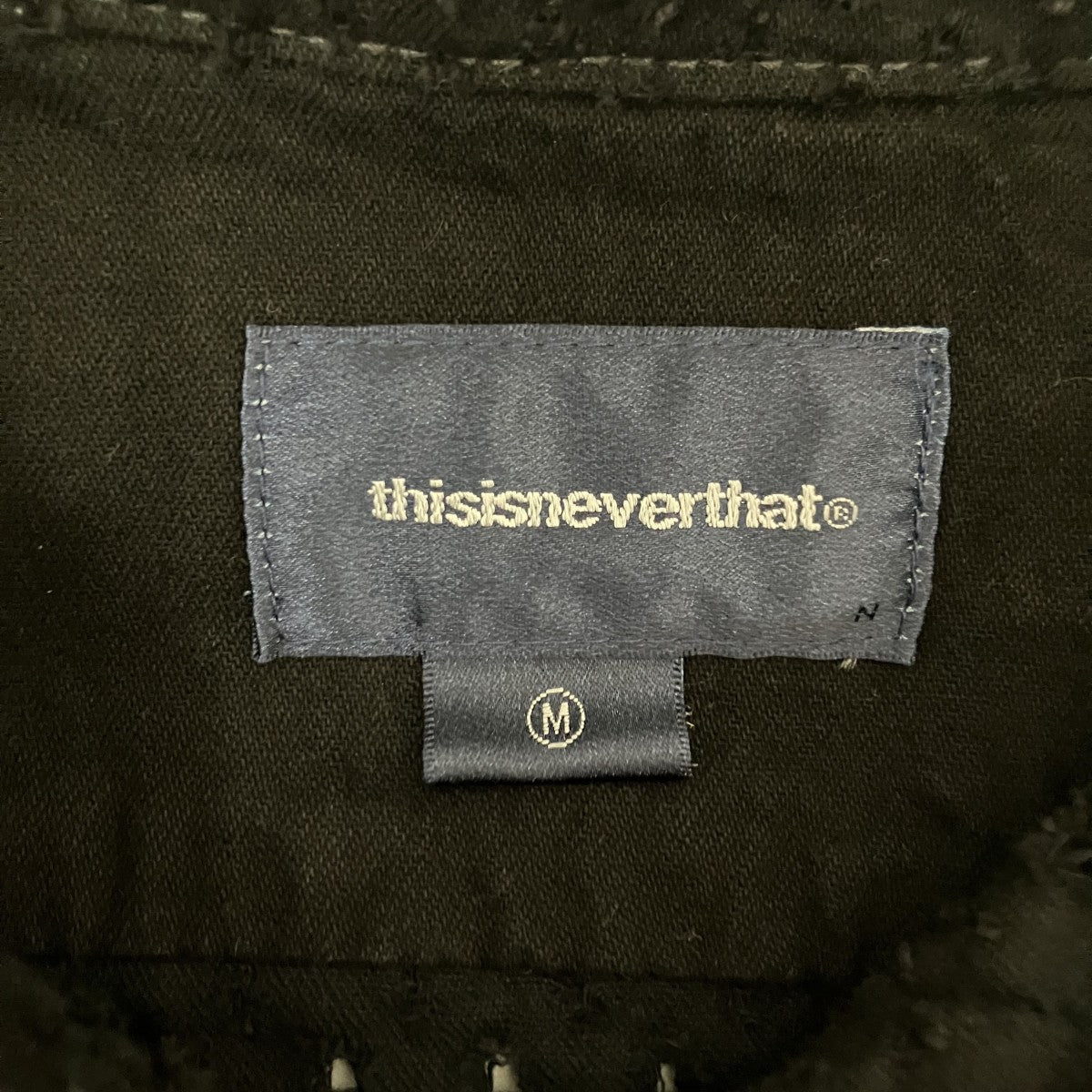 Damaged Denim Shirt JacketジップアップジャケットTN243DSHTL02