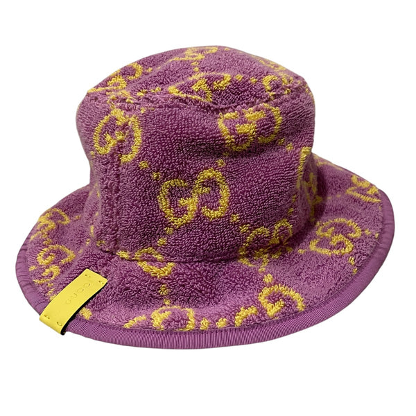GUCCI(グッチ) パイル地バケットハット782385 782385 パープル