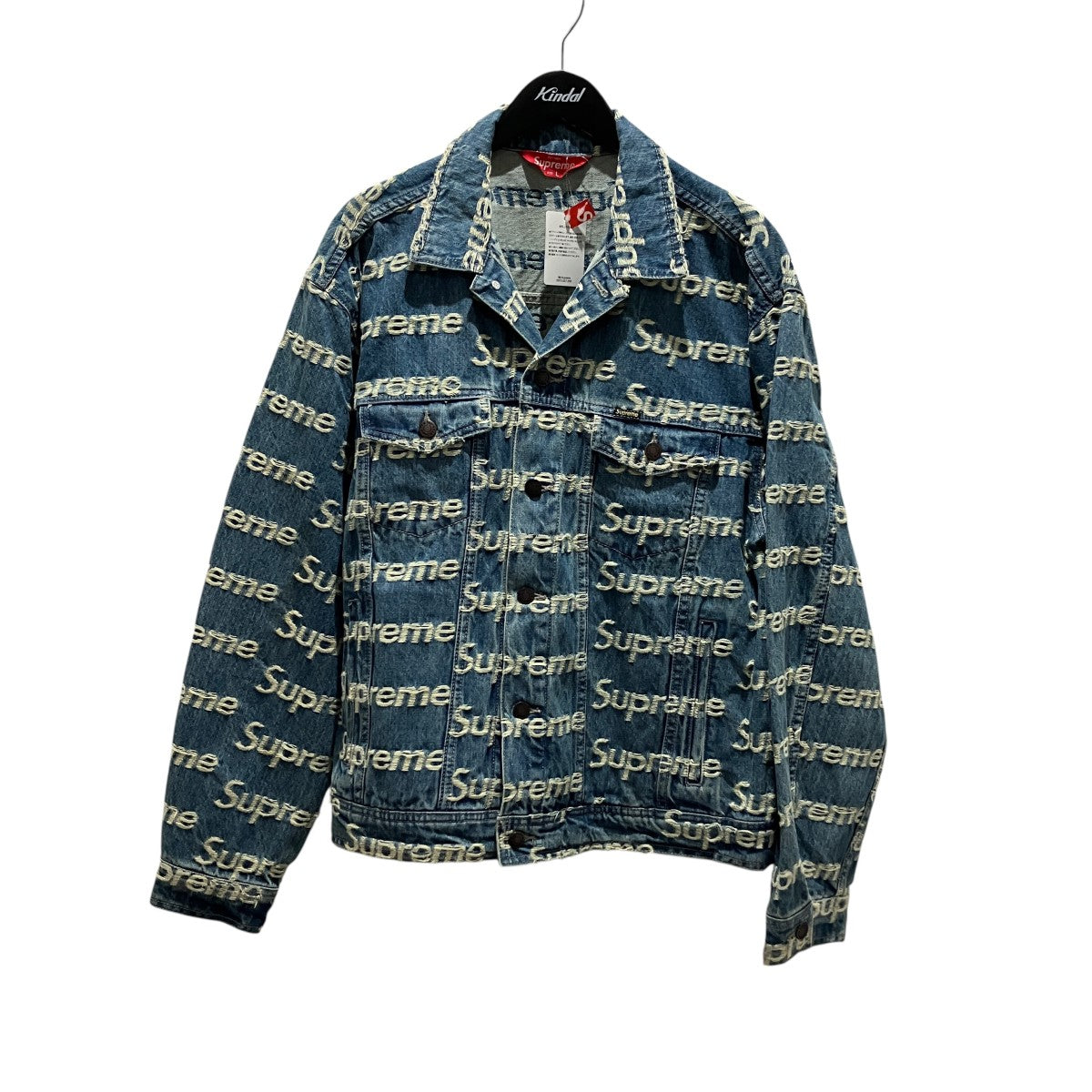 Frayed Logos Denim Trucker Jacketフレイドロゴデニムジャケット