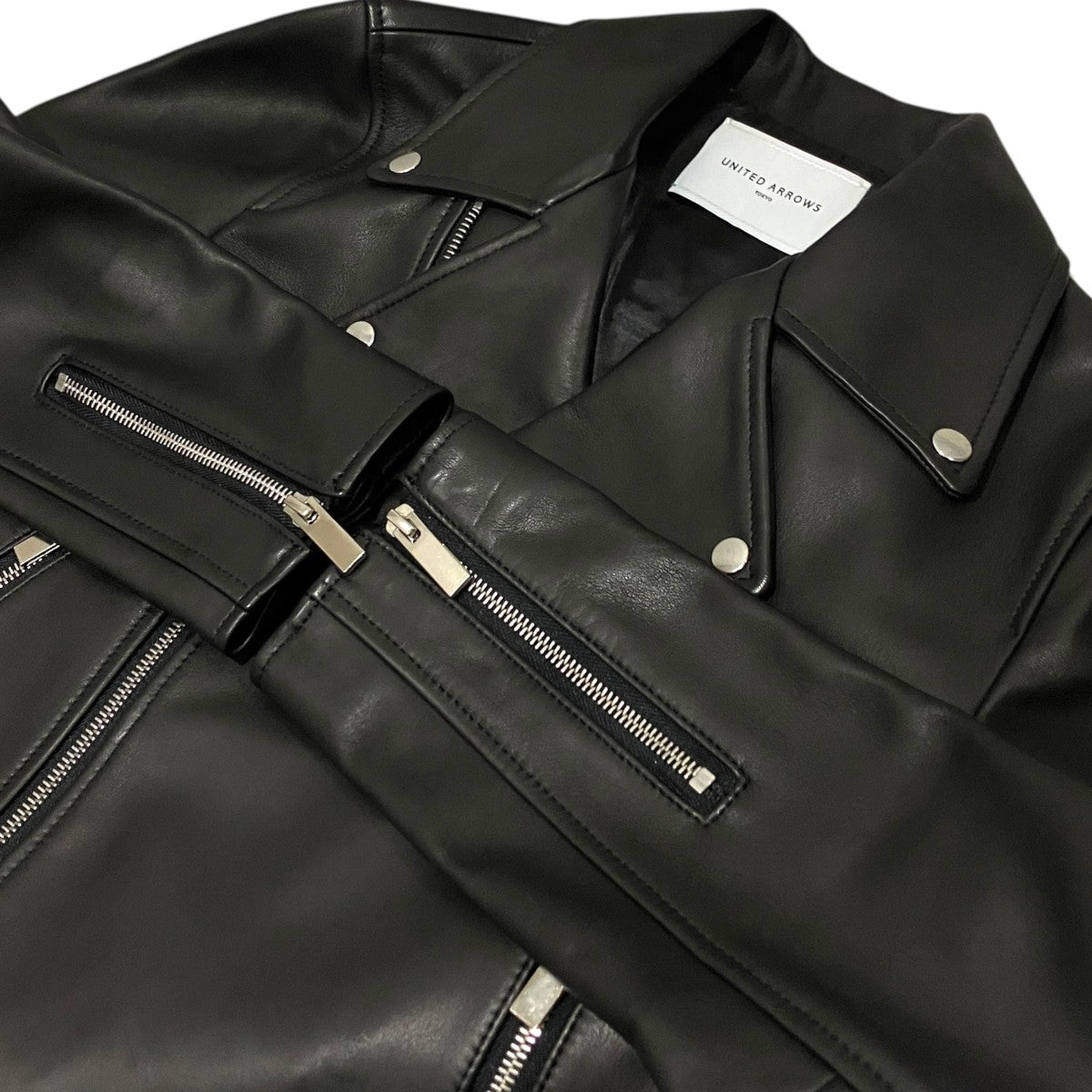 UNITED ARROWS(ユナイテッドアローズ) レザーライダースジャケット1525