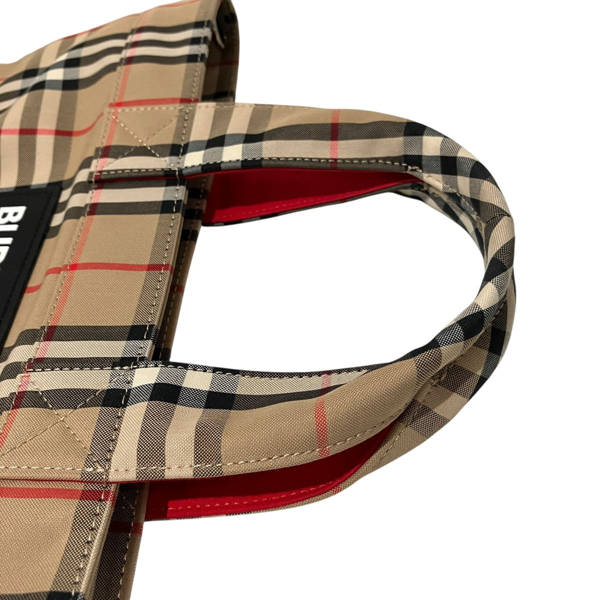 BURBERRY(バーバリー) VINTAGE CHECK BONDED BLEトートバッグ8017740
