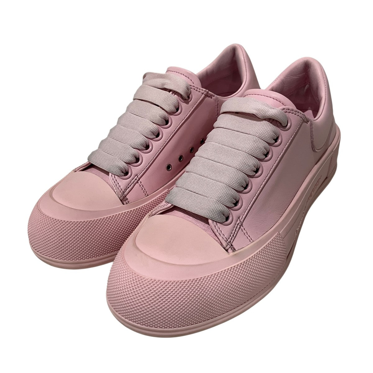 ALEXANDER McQUEEN レザースニーカー697121 古着・中古-1枚目のアイテム画像