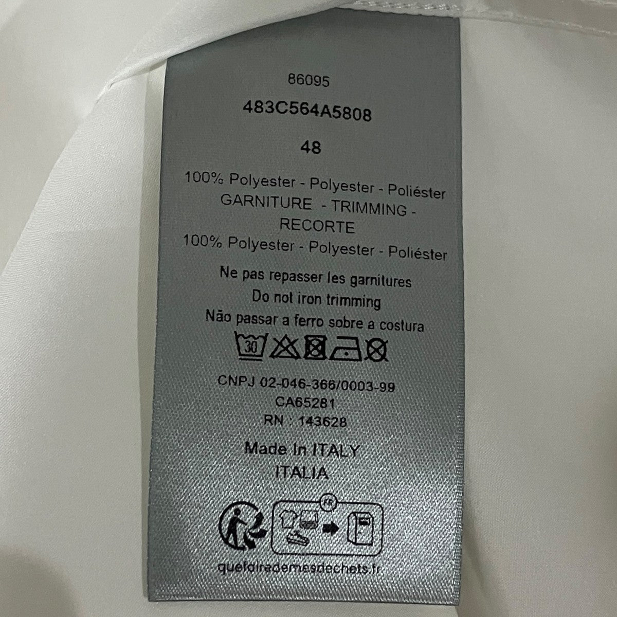ポリエステル半袖シャツ483C56415808