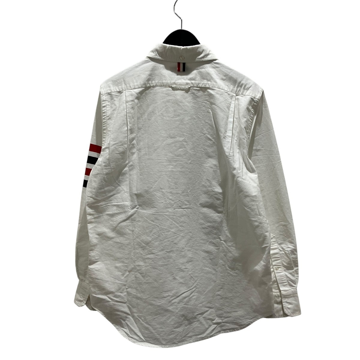 Thom Browne 【White Oxford Zip-Front 4-Bar Shirts】ジップアップシャツMWL275A-03143960 古着・中古-2枚目のアイテム画像