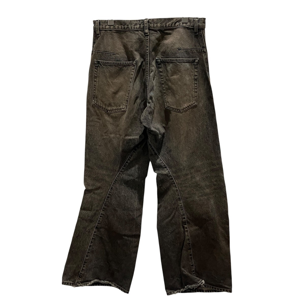NVRFRGT(ネバーフォーゲット) 3D TWISTED WIDE LEG JEANSデニムパンツ