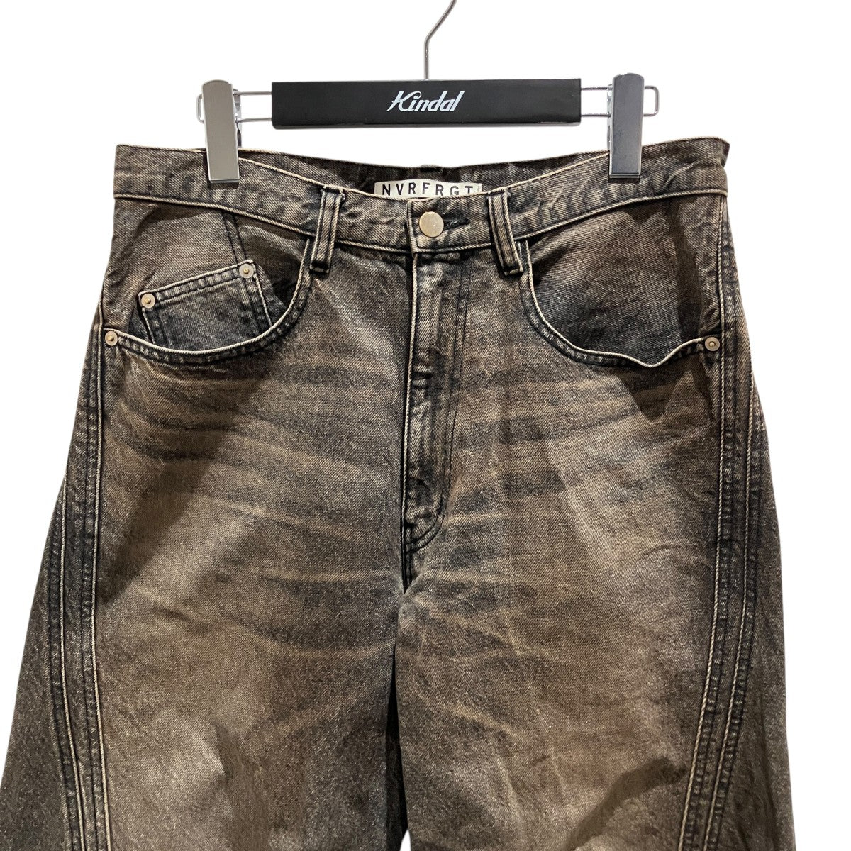 NVRFRGT 3D TWISTED WIDE LEG JEANSデニムパンツNF251P14A 古着・中古-3枚目のアイテム画像