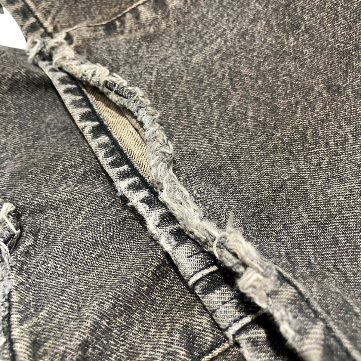 NVRFRGT 3D TWISTED WIDE LEG JEANSデニムパンツNF251P14A 古着・中古-7枚目のアイテム画像