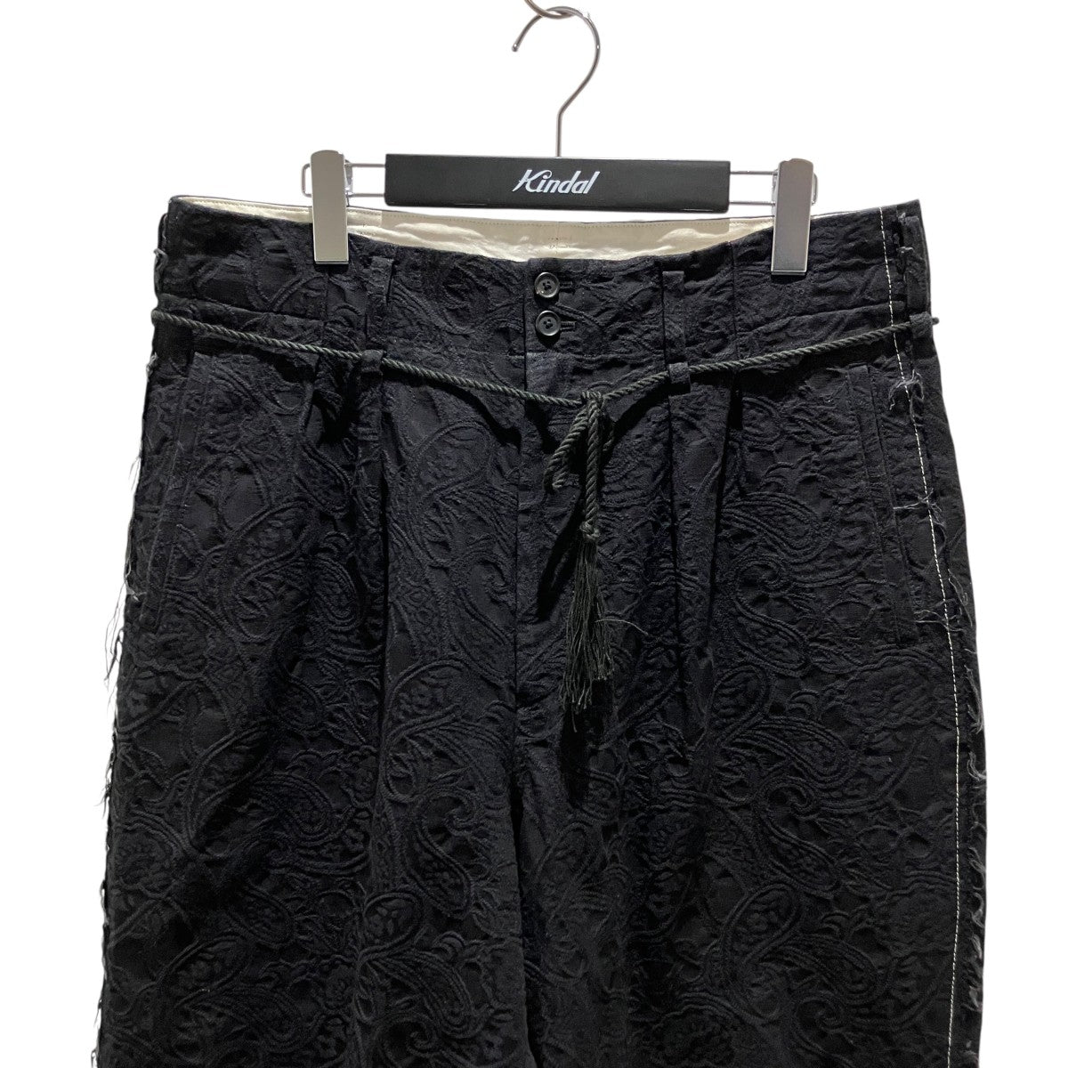 s’yte PAISLEY PATTERN JACQUARDタックパンツUI-P27-034 古着・中古-3枚目のアイテム画像