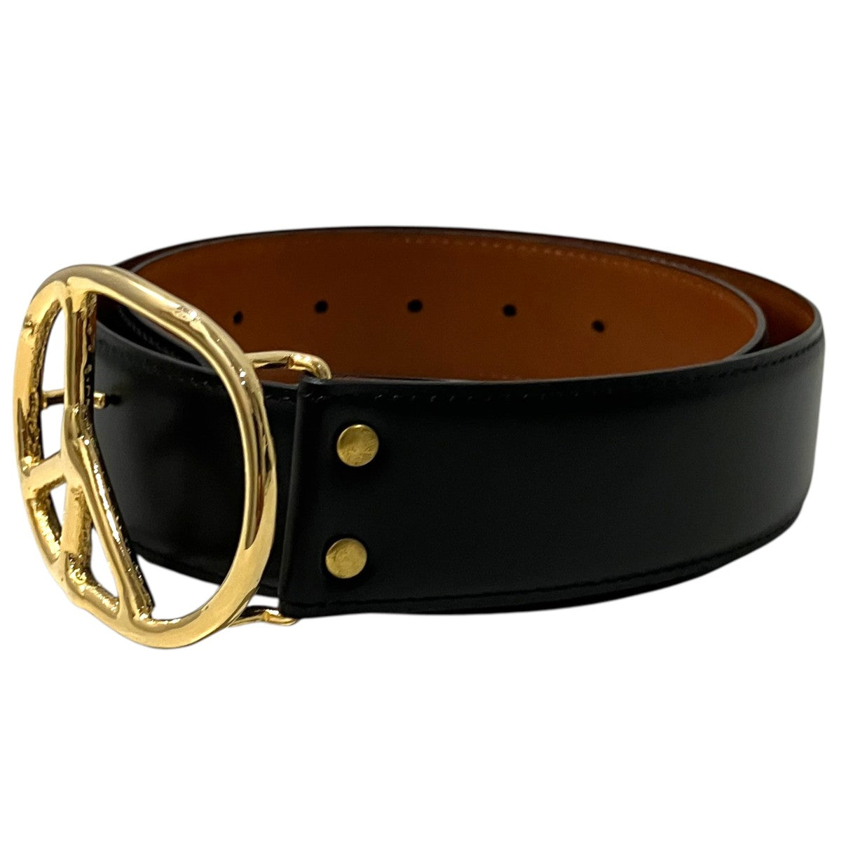【PEACE BUCKLE BELT】レザーベルトLQ065