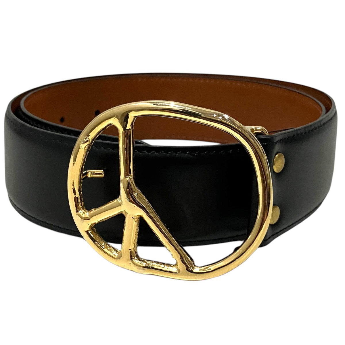 【PEACE BUCKLE BELT】レザーベルトLQ065