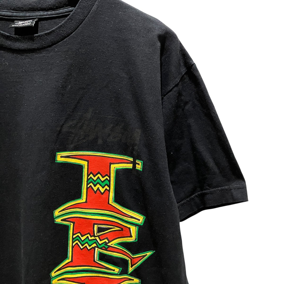old stussy 黒タグ　美品　IRIE SENSATION XL stussy(ステューシー) 00s【IRIE sensation】半袖Tシャツ ブラック