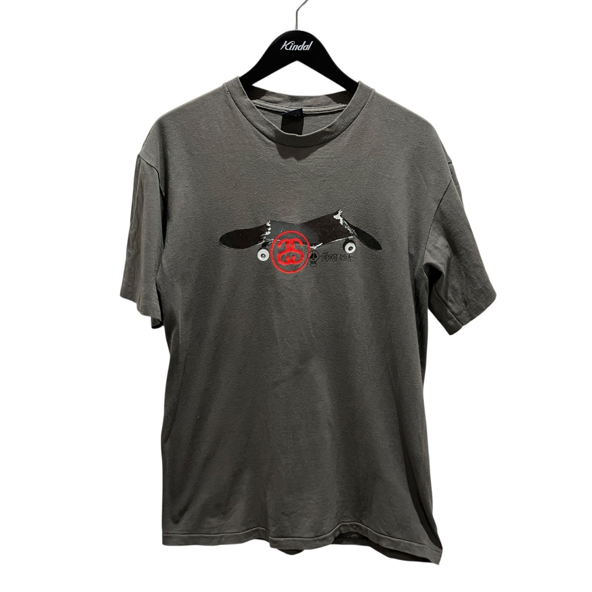 stussy(ステューシー) 90s【Skateboard】半袖Tシャツ グレー サイズ M