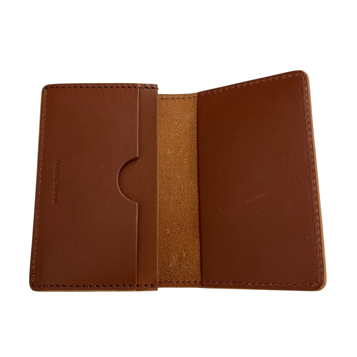 Hender Scheme(エンダースキーマ) FOLDED CARD CASE名刺入れ ブラウン