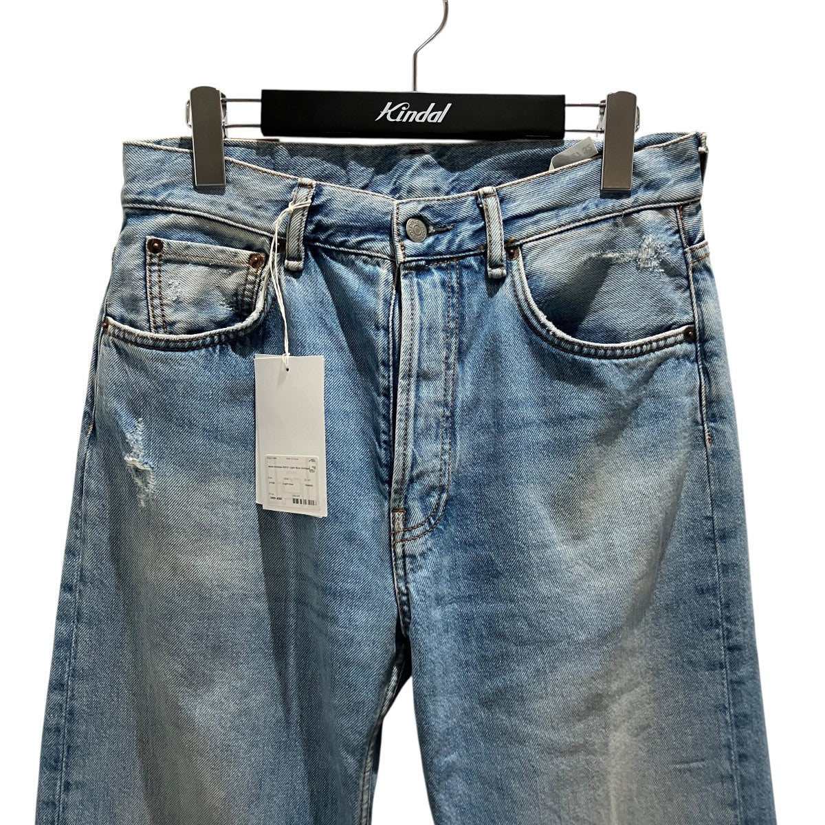 2021F Light Blue Trash EcoデニムパンツA00338-