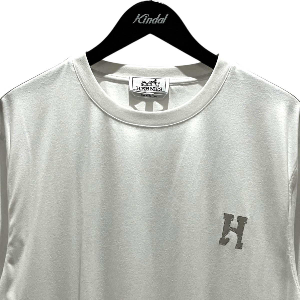 【ミニレザーパッチ　アッシュヴァル】パッチTシャツ