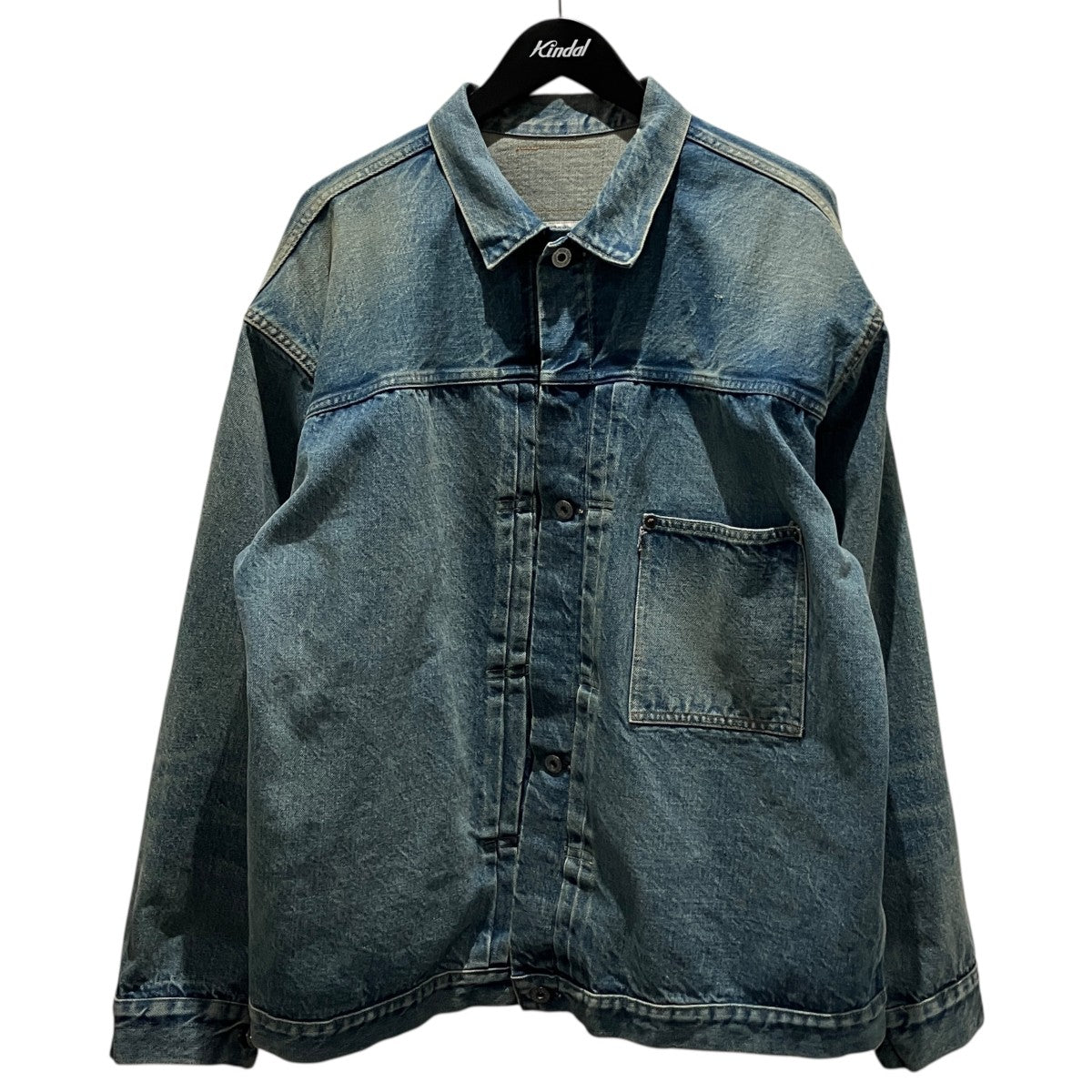 【HYPER BIG WW2 1ST KIBATA VINTAGE WASH SHUTTLE DENIM JACKET】デニムジャケット