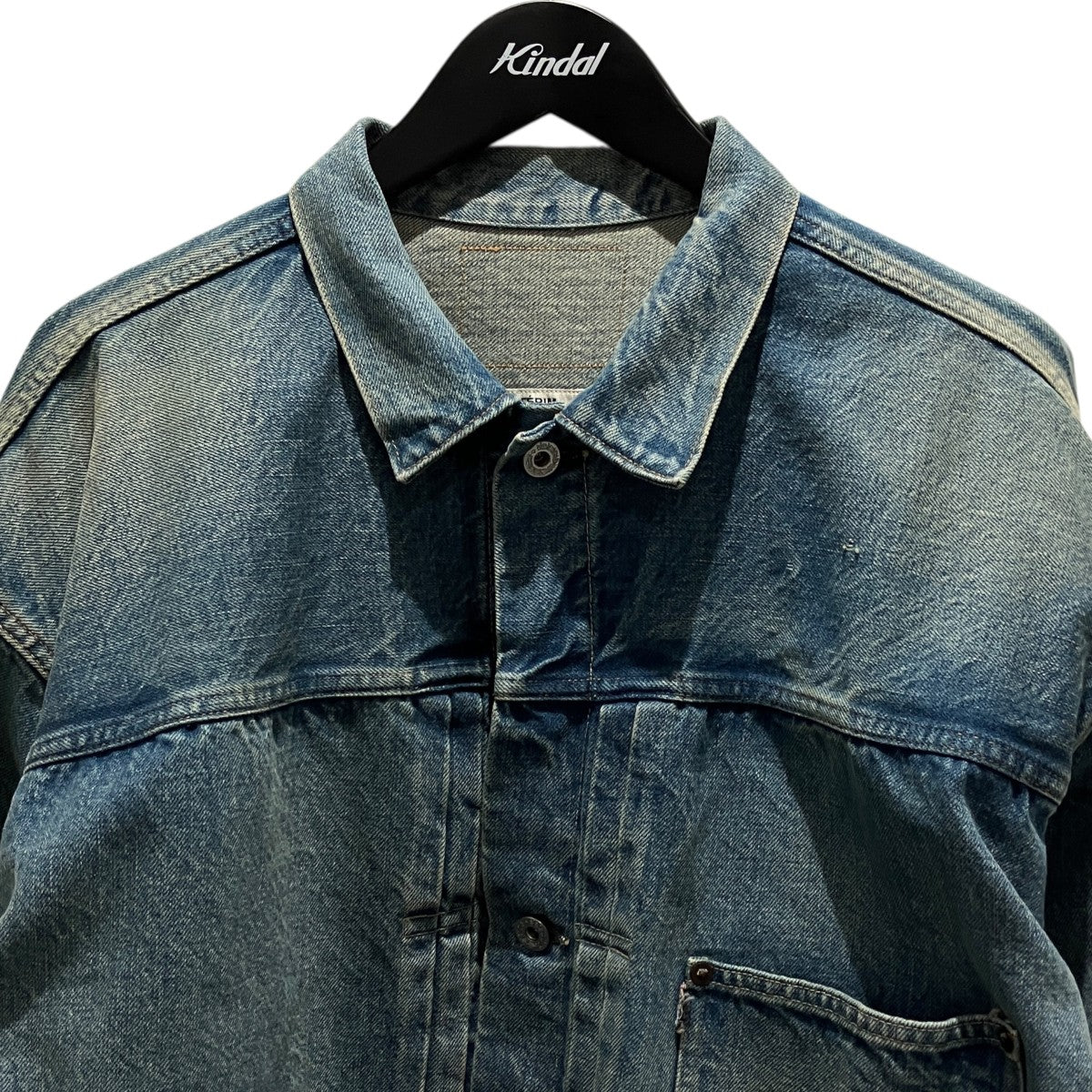 【HYPER BIG WW2 1ST KIBATA VINTAGE WASH SHUTTLE DENIM JACKET】デニムジャケット