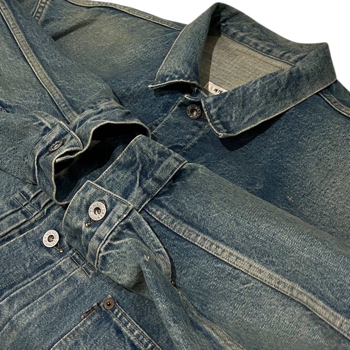 【HYPER BIG WW2 1ST KIBATA VINTAGE WASH SHUTTLE DENIM JACKET】デニムジャケット