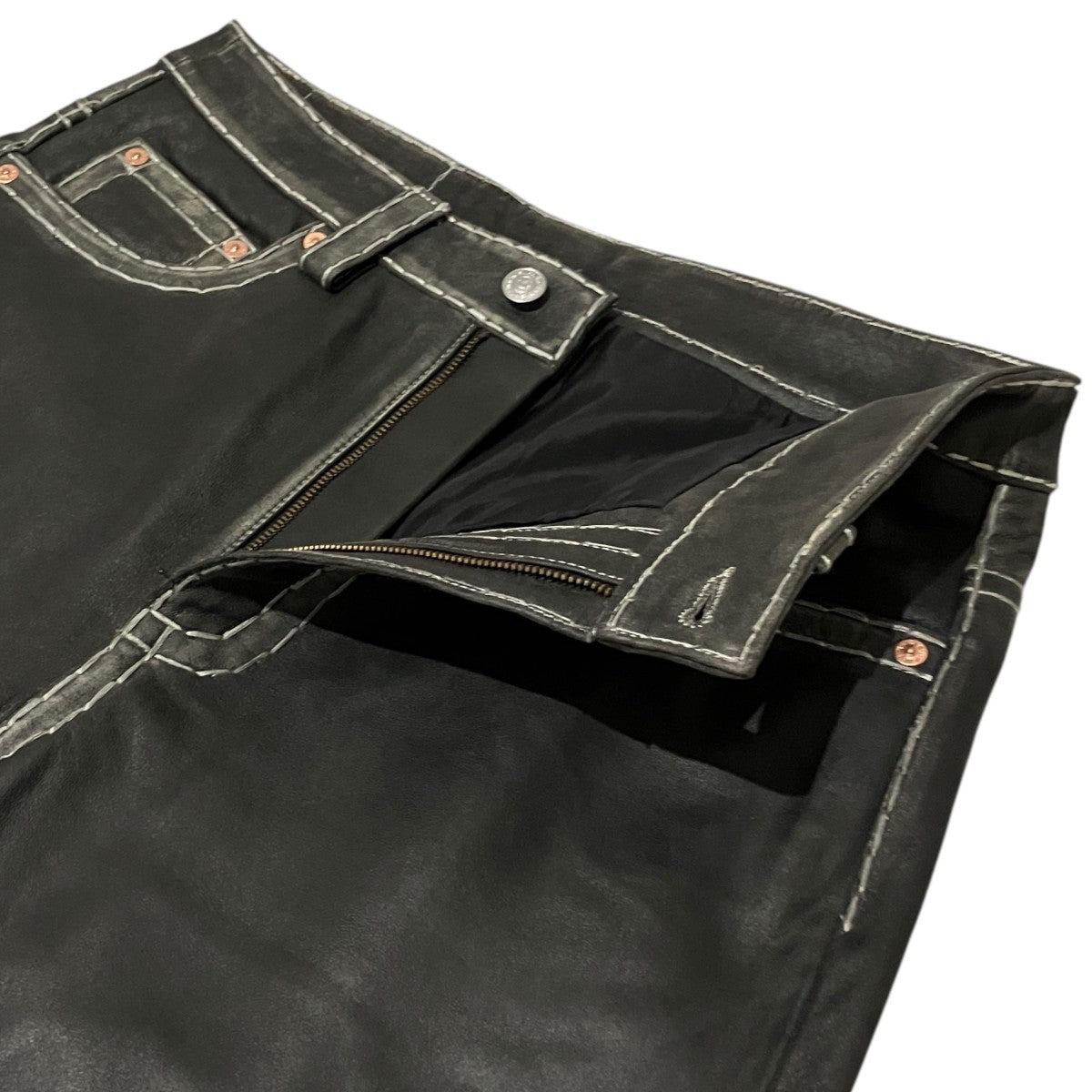 25AW【Loose Fit Leather Pant 】レザーパンツ