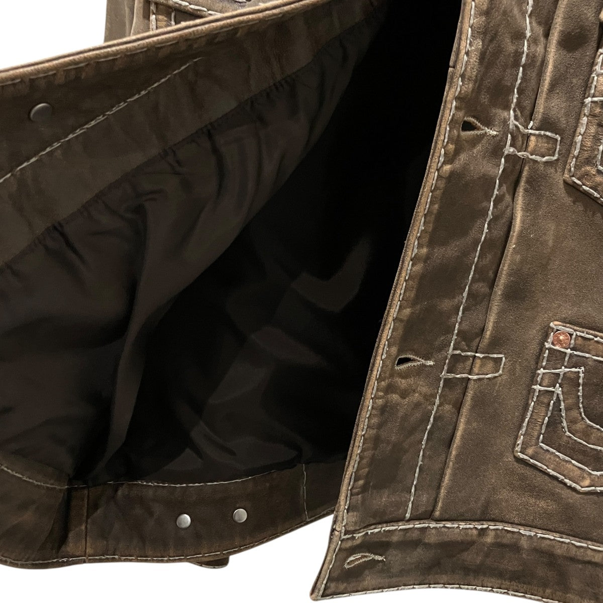 【LEATHER TRUCKER JACKET】レザージャケット