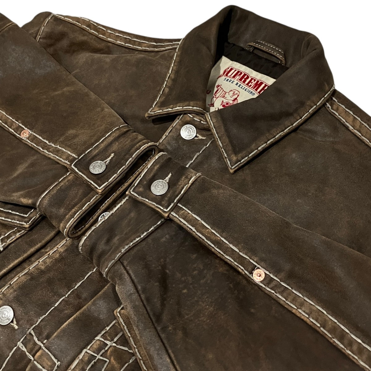 【LEATHER TRUCKER JACKET】レザージャケット