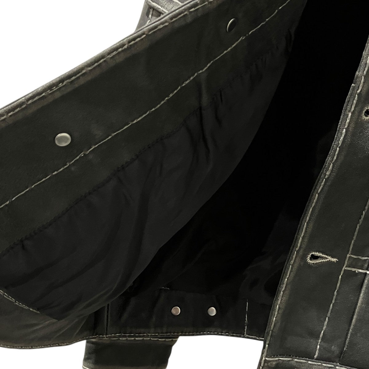 【LEATHER TRUCKER JACKET】レザージャケット