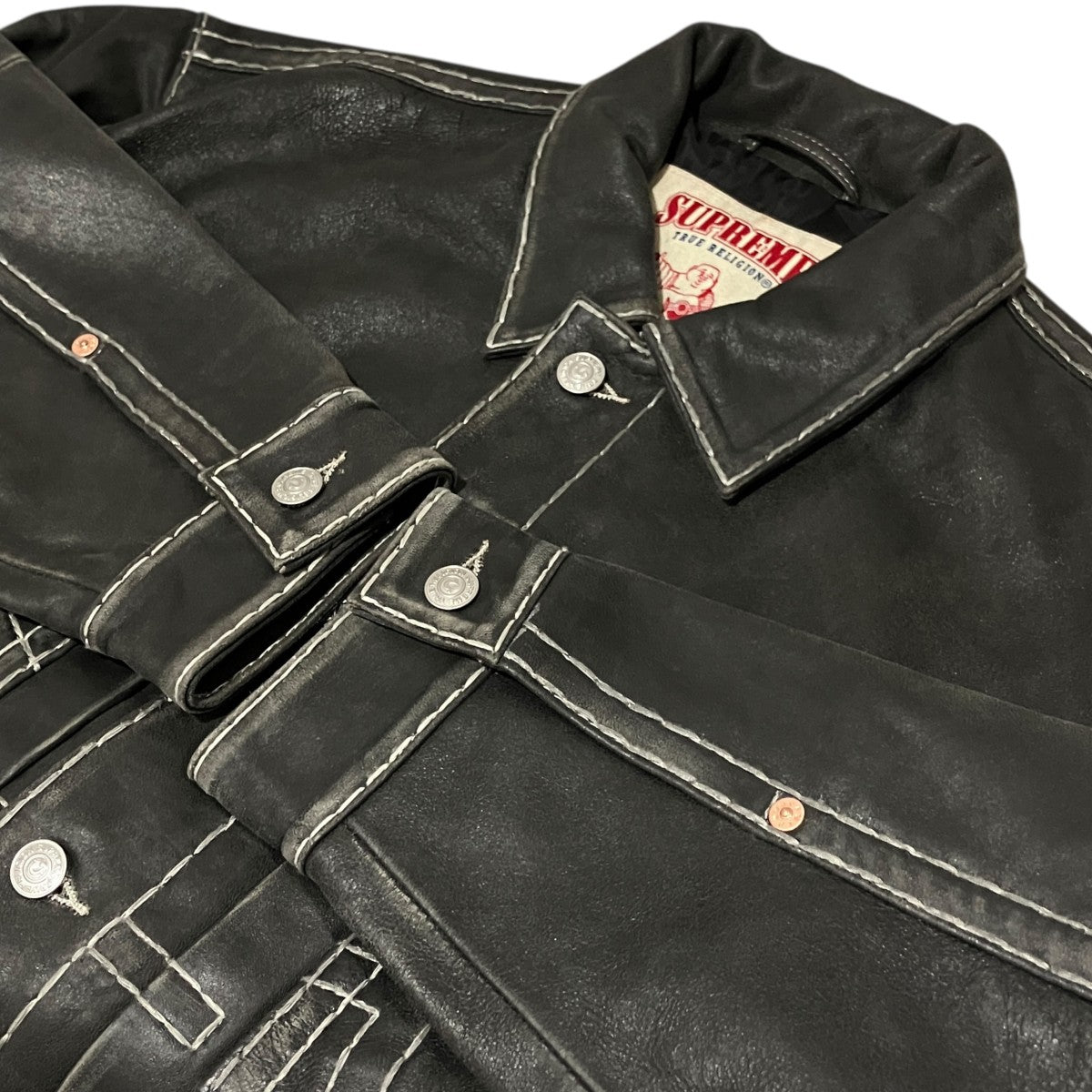 【LEATHER TRUCKER JACKET】レザージャケット