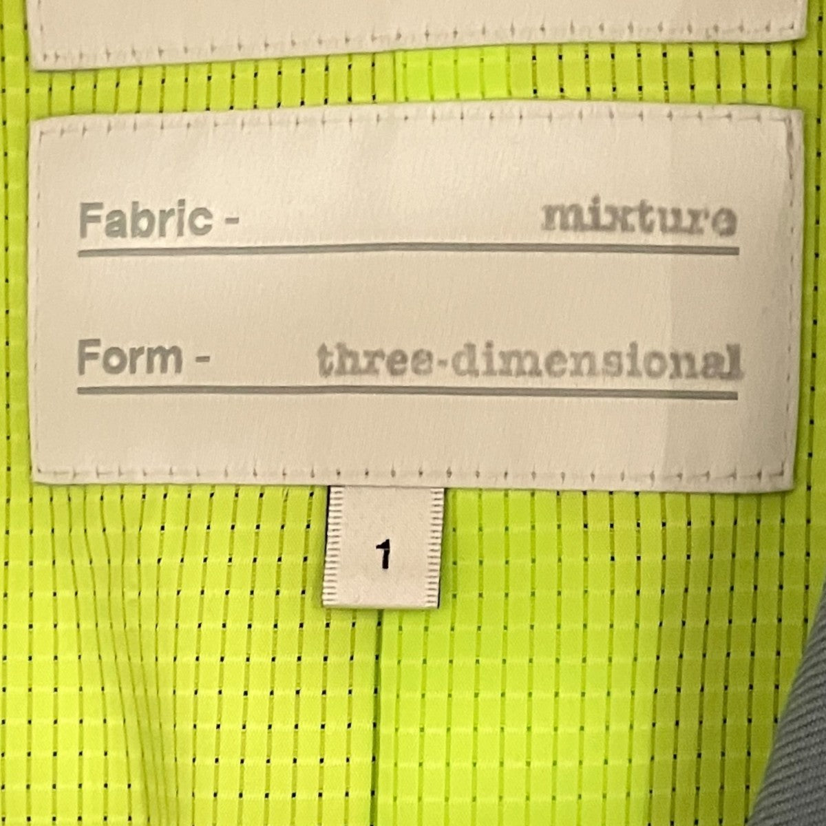 【3D CUT JACKET】テーラードジャケットFU9-JA-01