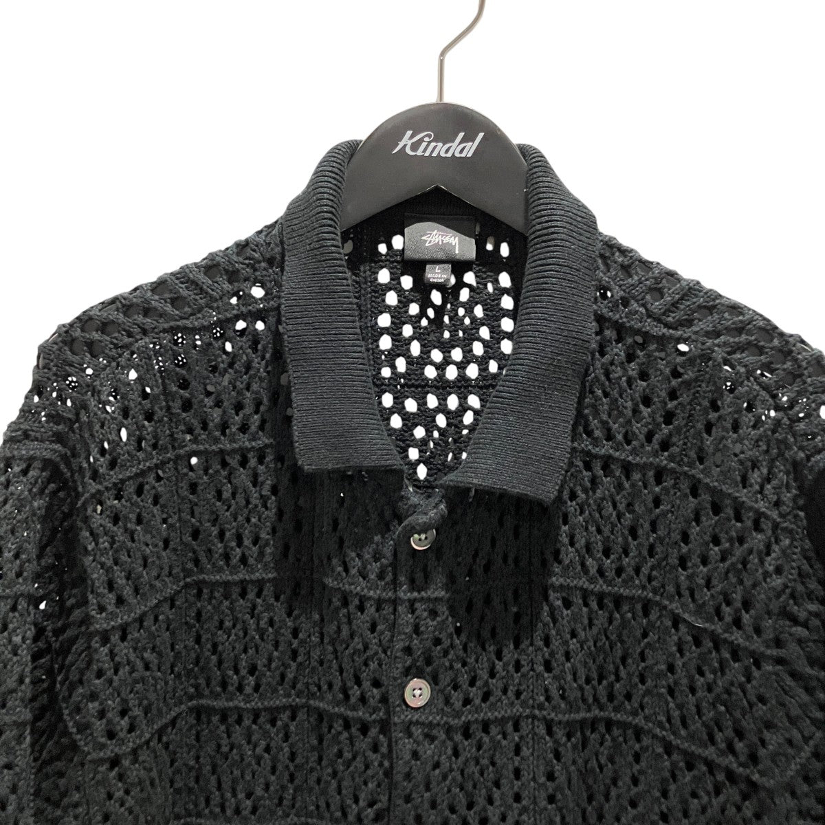 【CROCHET SHIRT】ニットポロシャツ117127