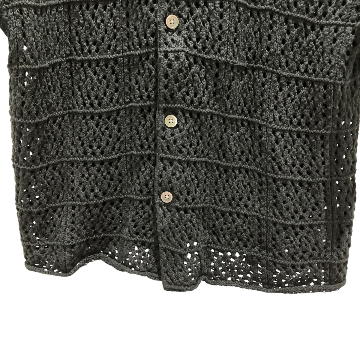 【CROCHET SHIRT】ニットポロシャツ117127