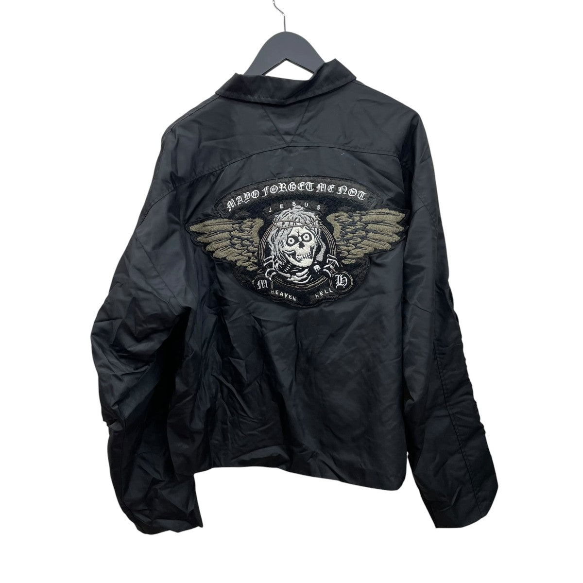 JESUS SKULL Embroideryナイロンジャケット23MYF-JK21