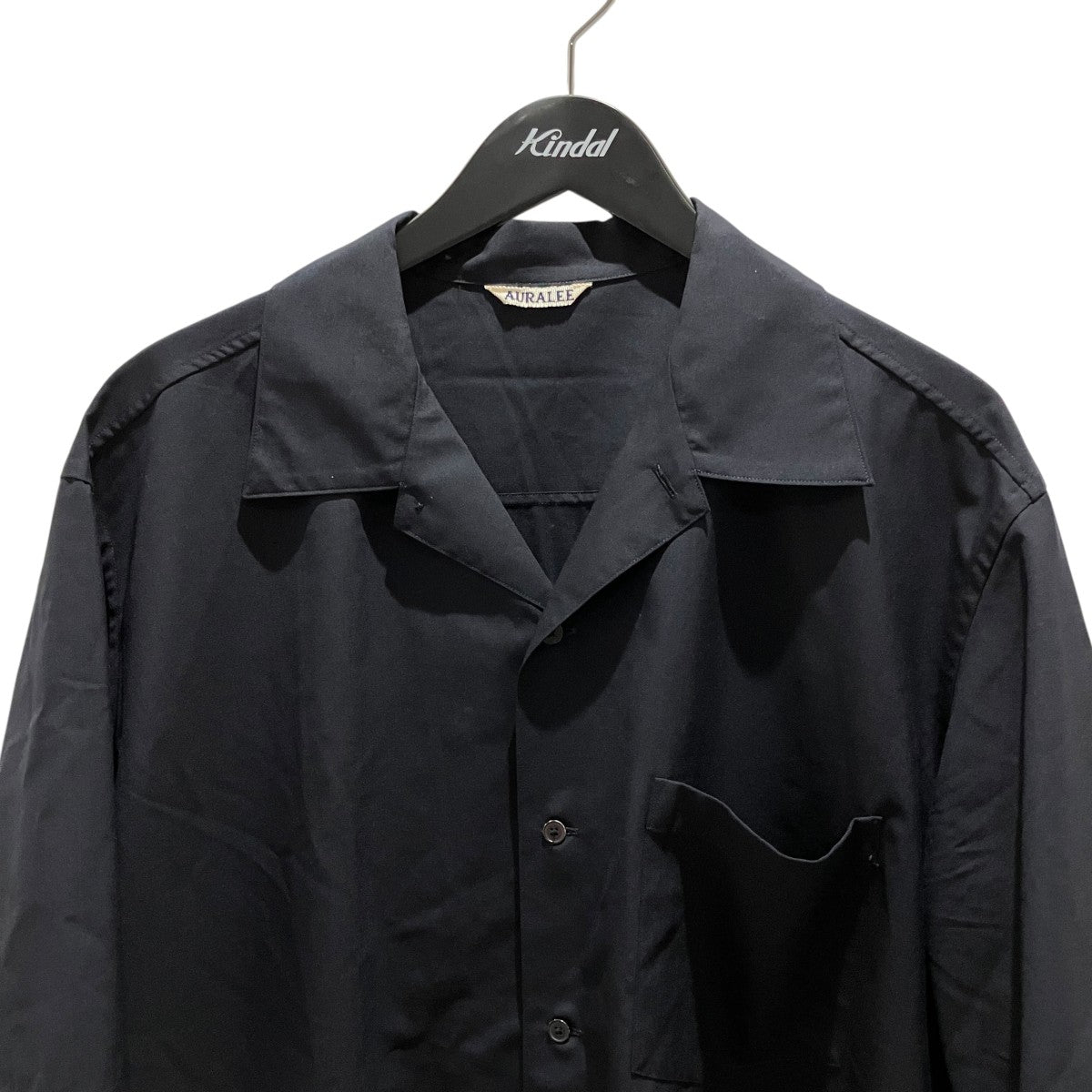 SUPER FINE TROPICAL WOOL OPEN COLLAR HALF SLEEVED SHIRT半袖シャツA25SS02WT