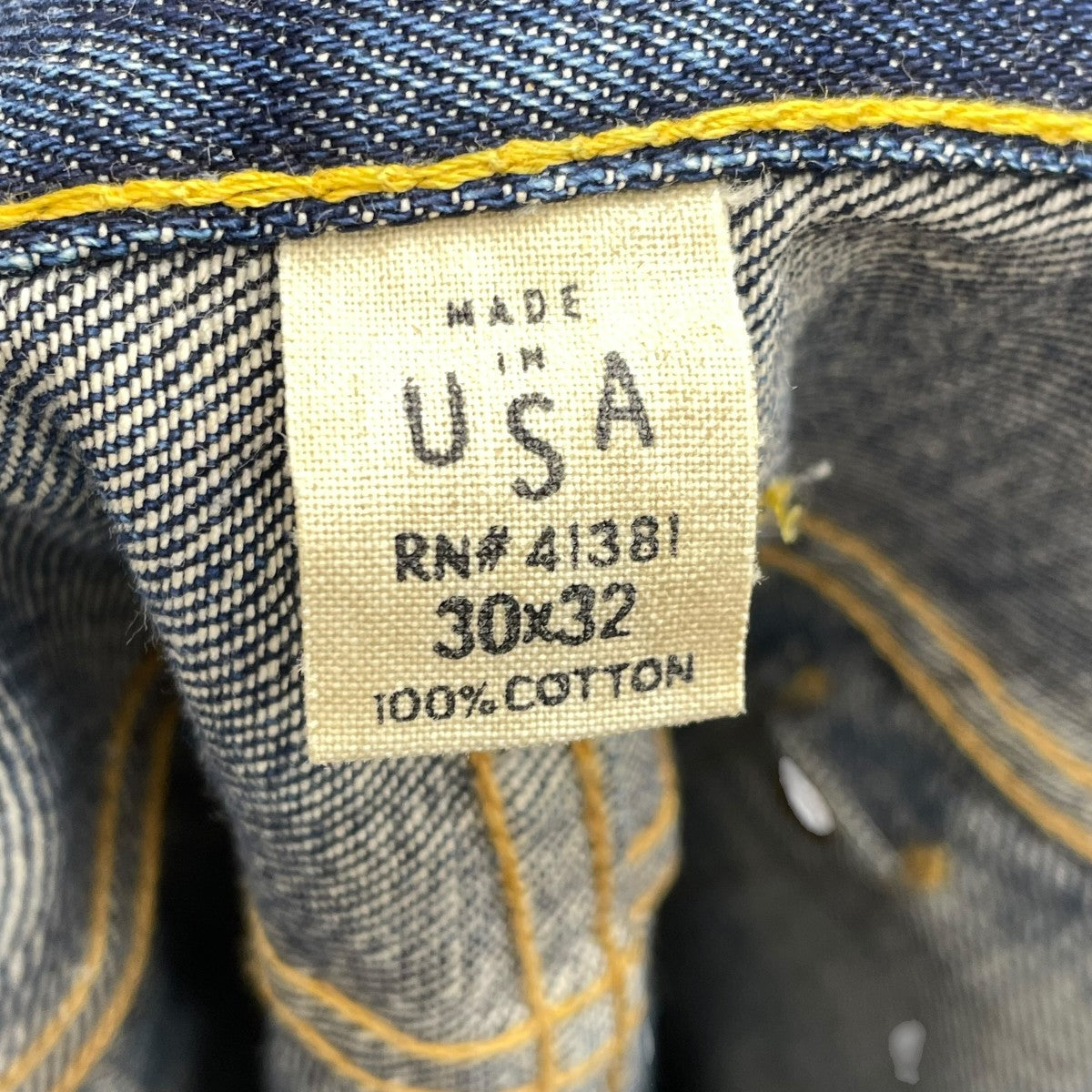 RRL デニムパンツ　サイズ30×30 RRL(ダブルアールエル) デニムパンツ インディゴ サイズ 30/32｜【公式