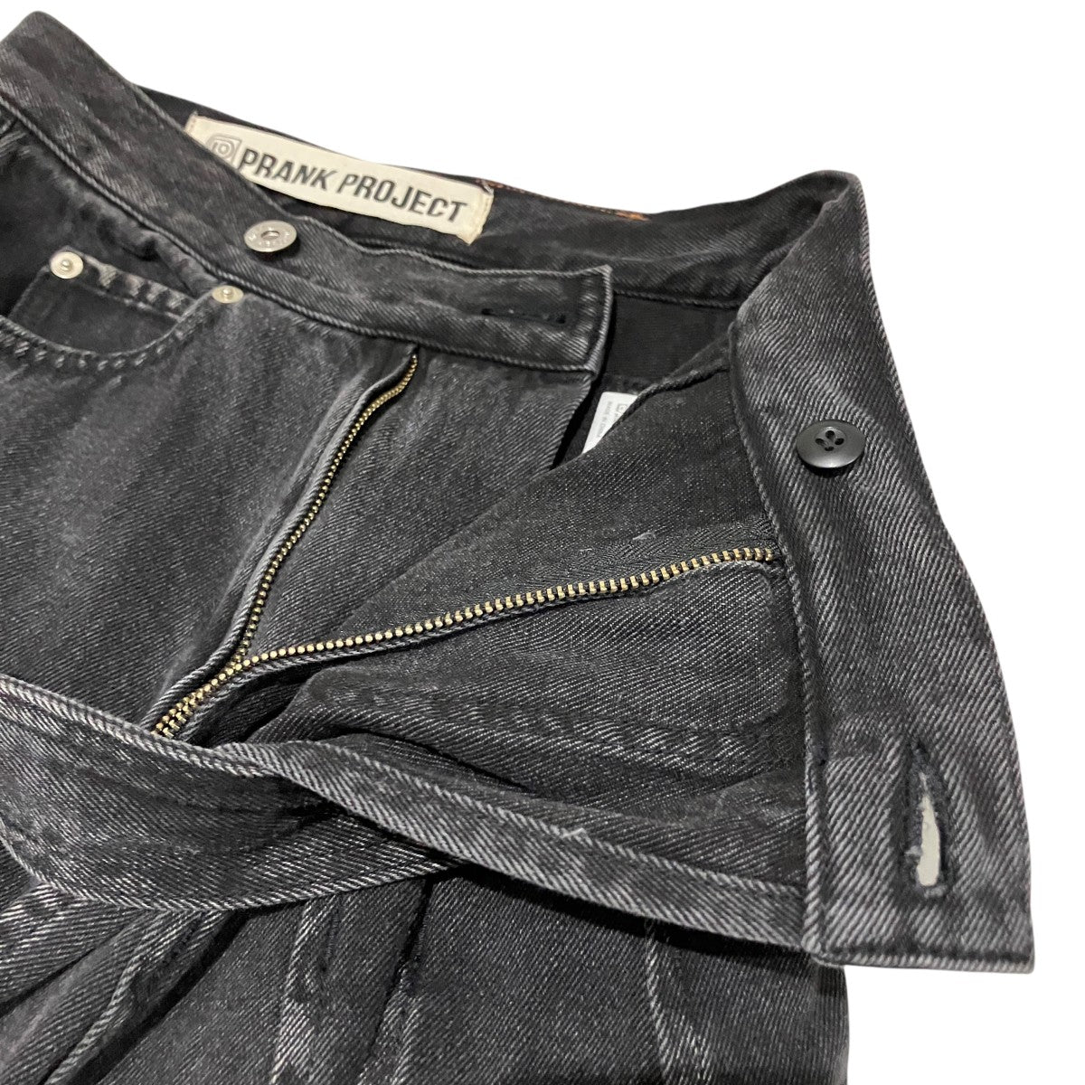 【 Pleats Wrapped Denim】デニムスカートパンツ31232465209