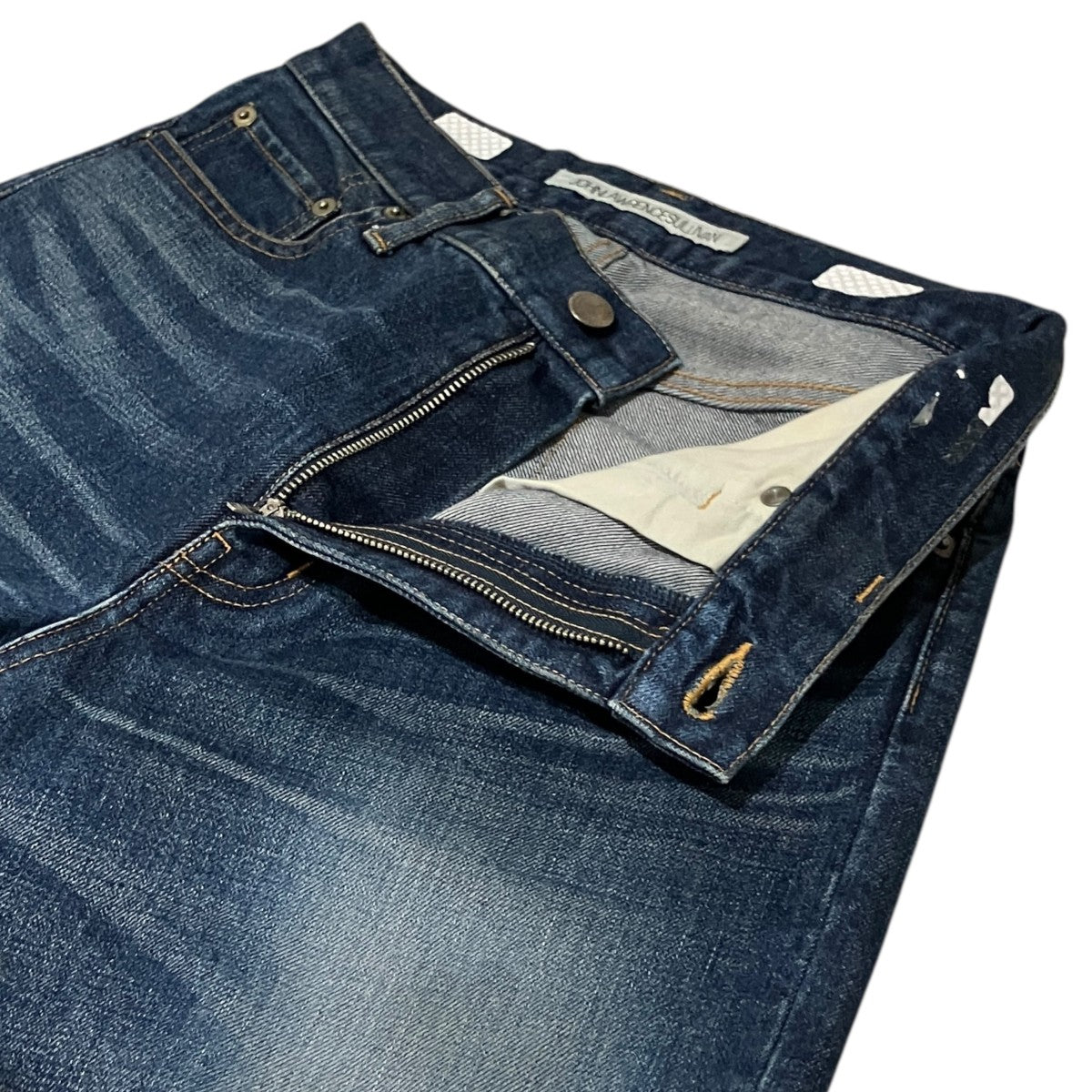 【WASHED DENIM LAYERED】デニムパンツ2C024-0320-50