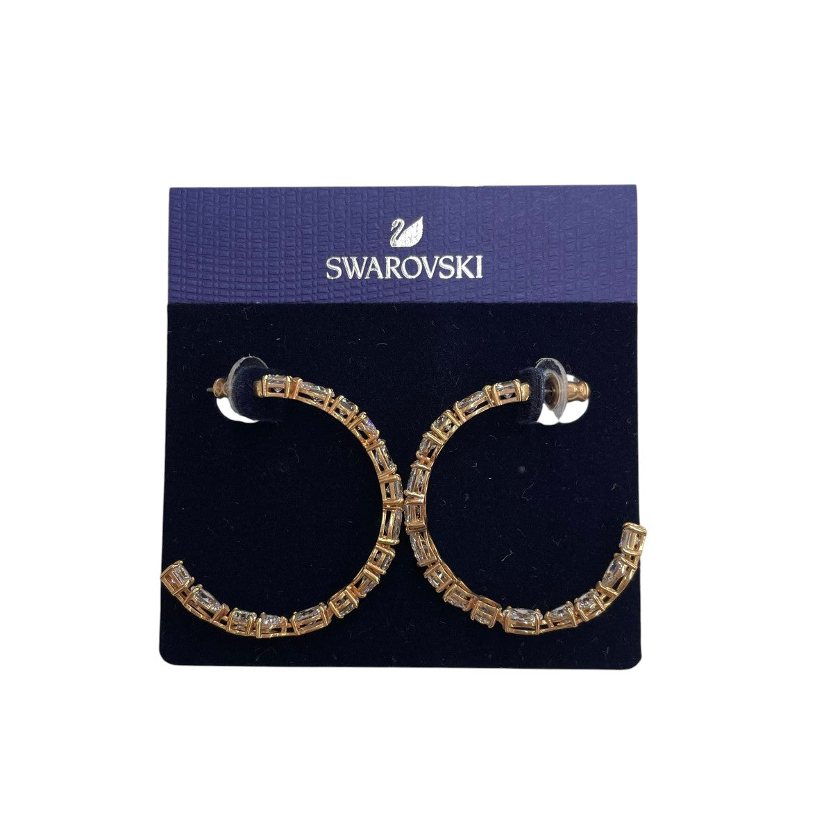 SWAROVSKI フープピアス 古着・中古-1枚目のアイテム画像