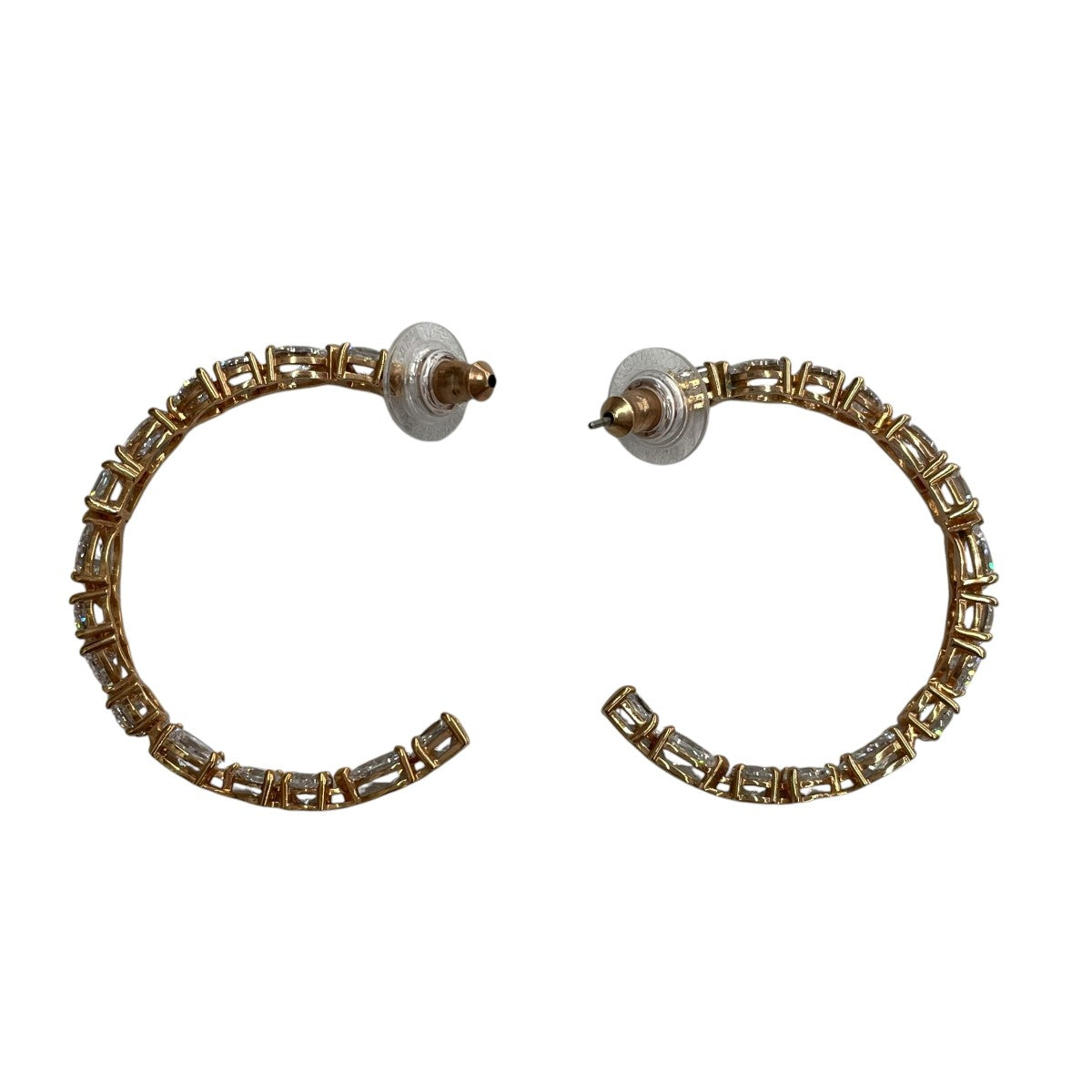 SWAROVSKI フープピアス 古着・中古-2枚目のアイテム画像