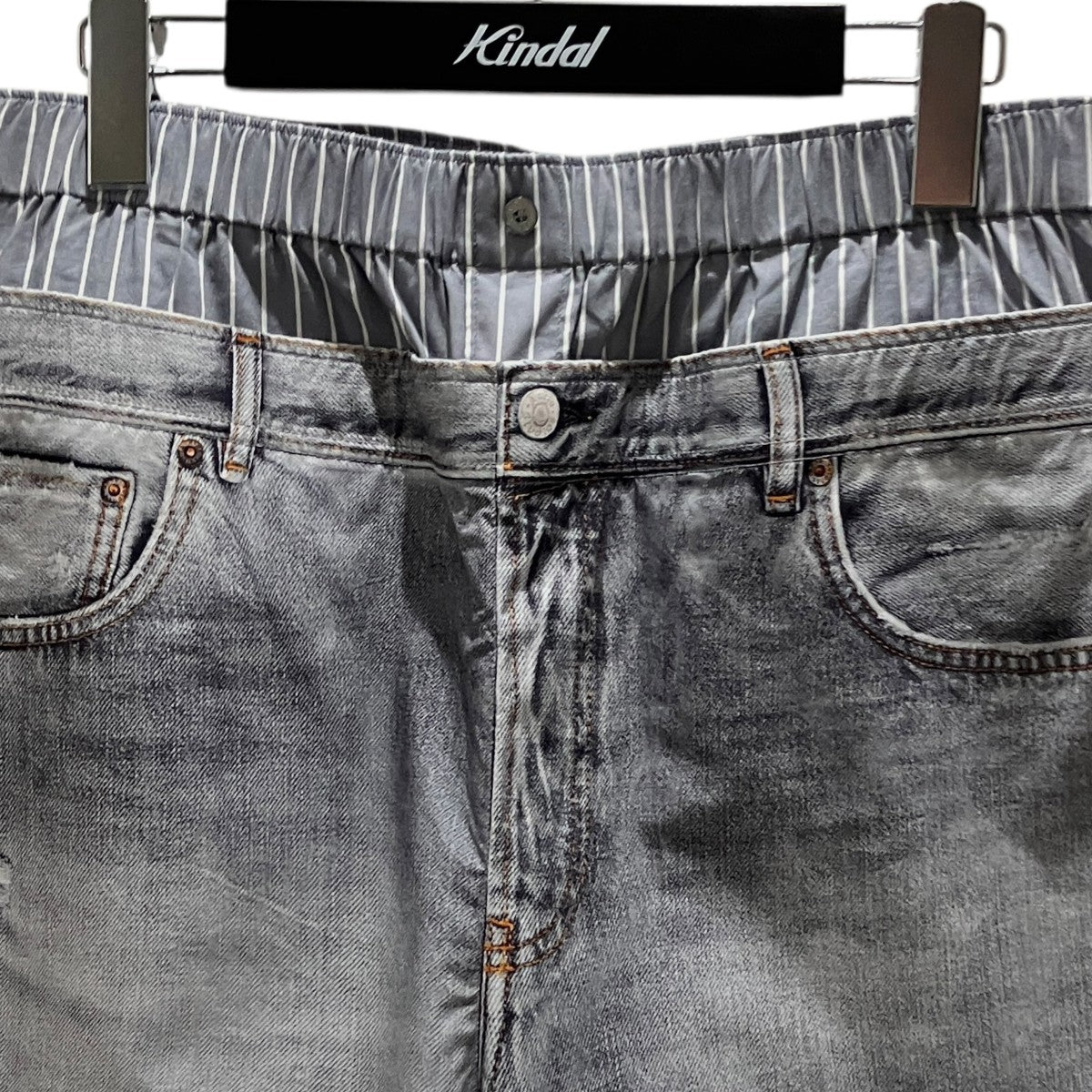 アクネストゥディオズ  FN-WN-TROU001416 レイヤード転写プリントロングパンツ メンズ 36 ACNE STUDIOS(アクネストゥディオズ) レイヤードパンツFN-WN