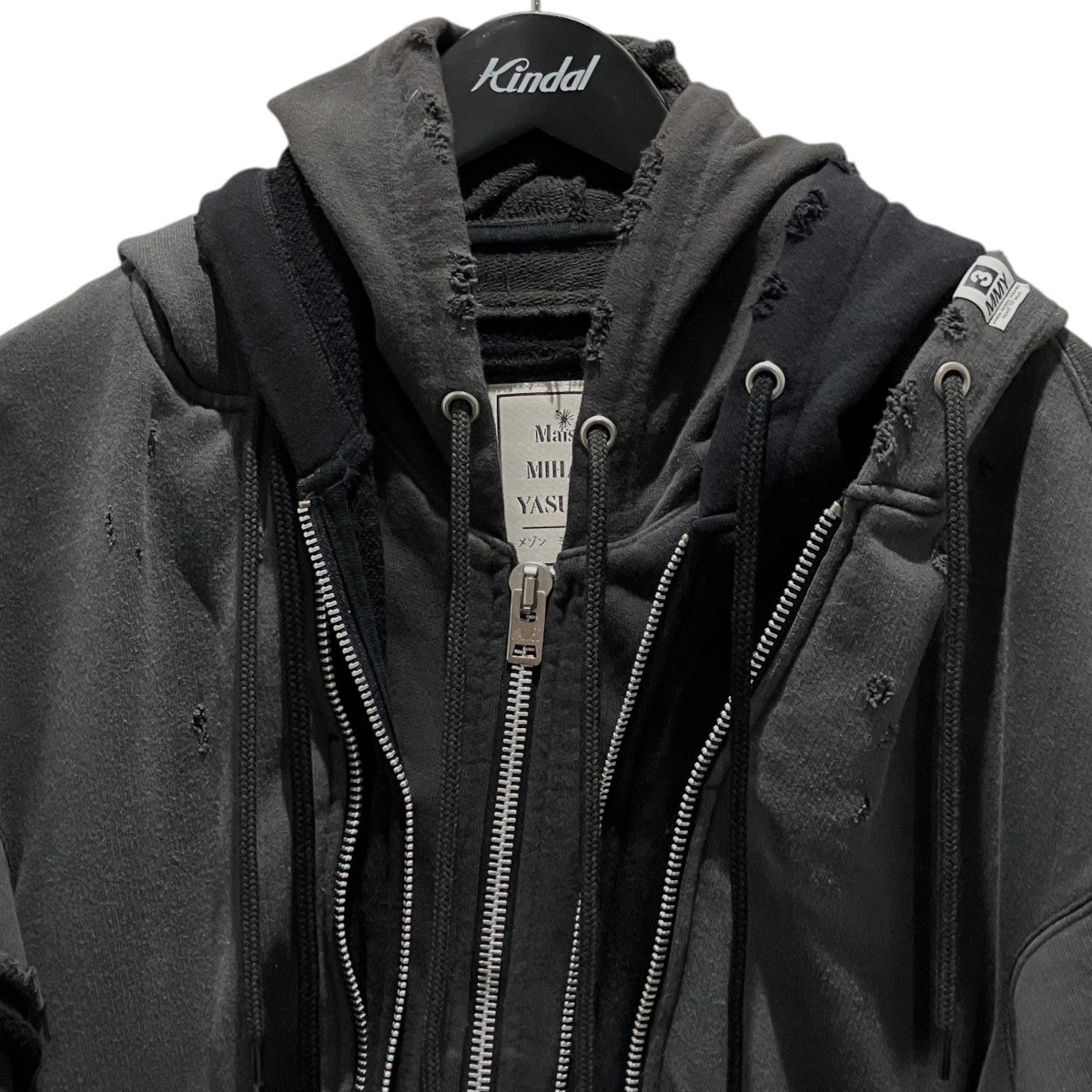 26SS【TRIPLE LAYERED VEST】レイヤードパーカーベストJ16VT762