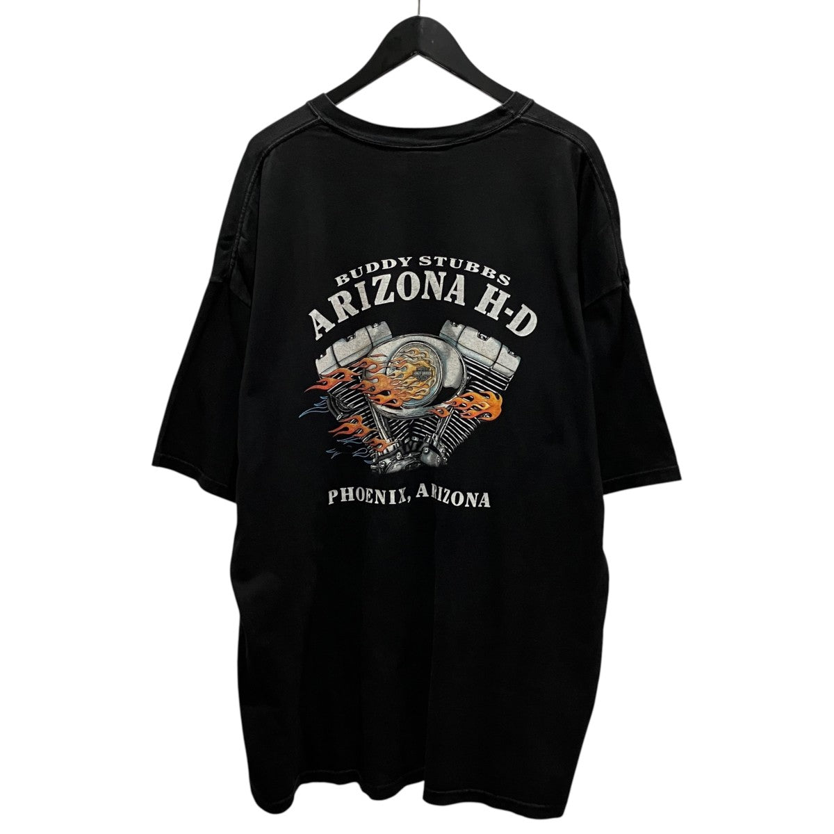 00sファイヤーパターン半袖Tシャツ
