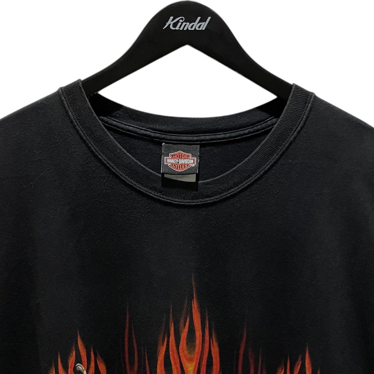 00sファイヤーパターン半袖Tシャツ
