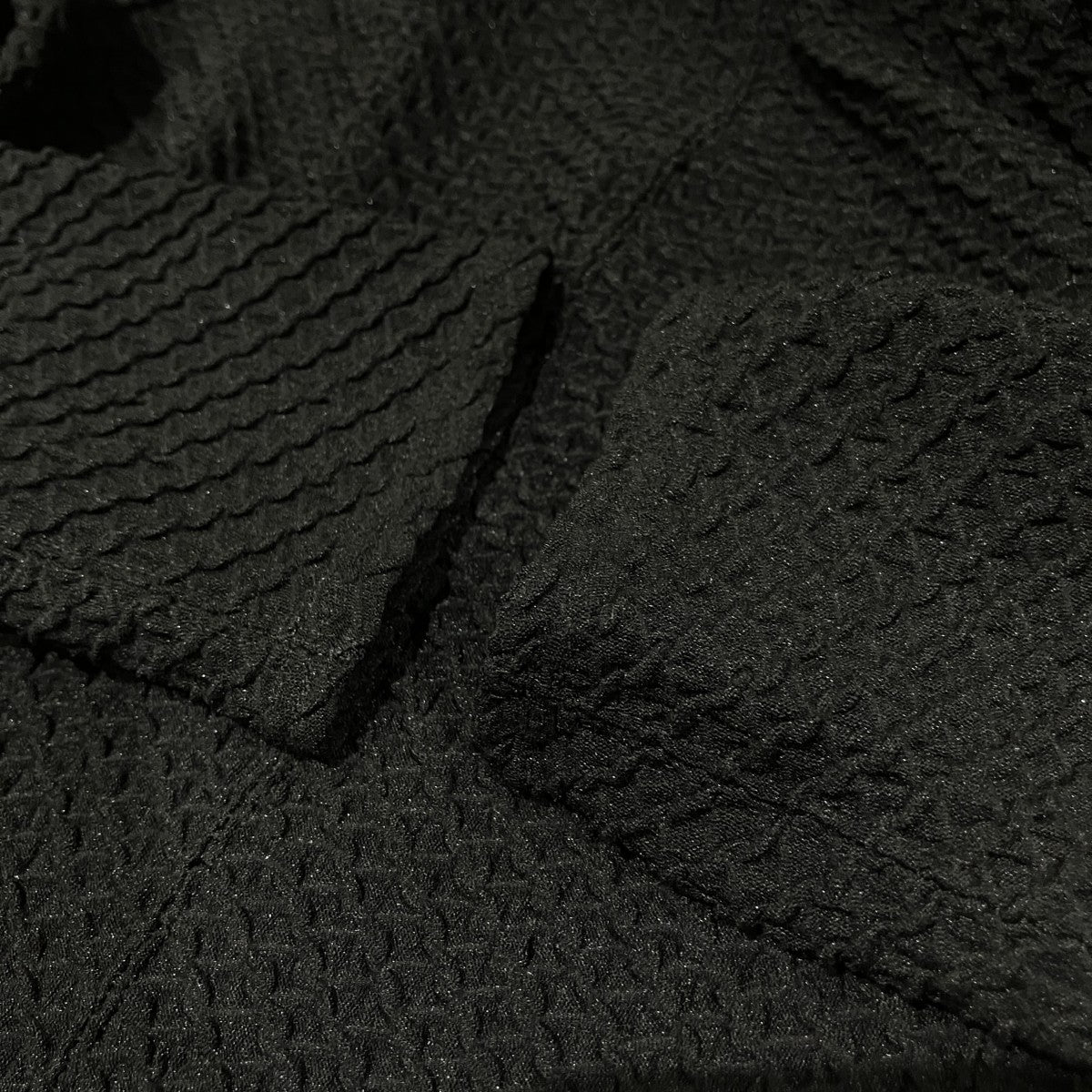 25AW【Shirring Jersey Jacquard Dress】長袖ワンピースMM25FW-JS038