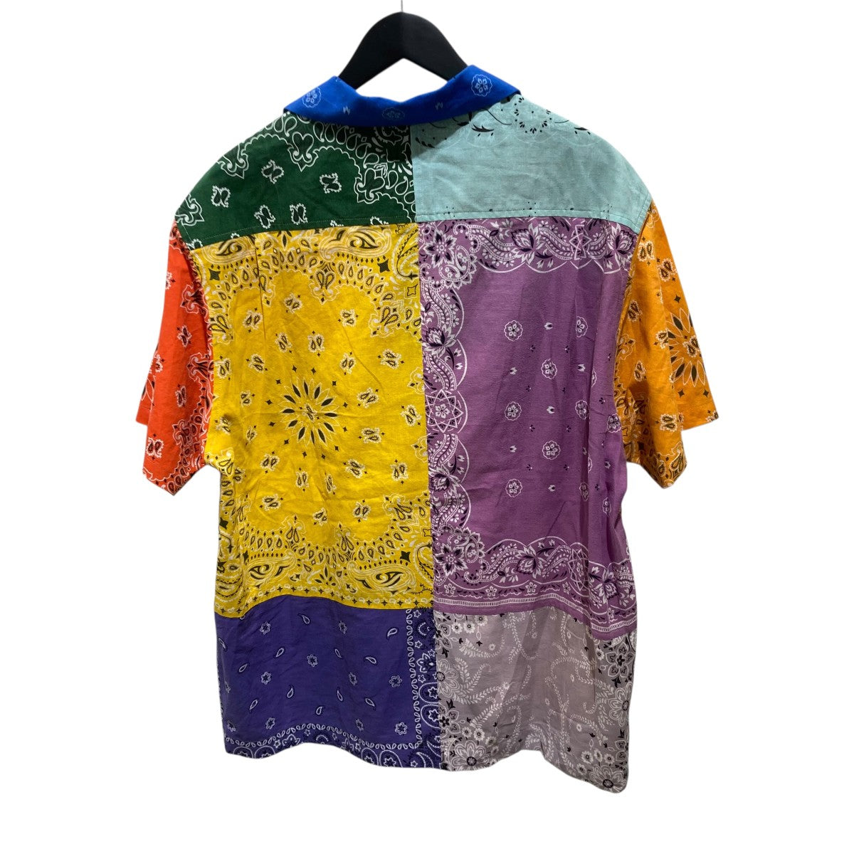 オープンカラーシャツCOTDSH-104 BANDANA PATCH WORK SS SHIRT