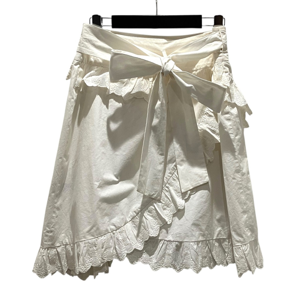 ISABEL MARANT ETOILE ラップスカート1BA017E 古着・中古-2枚目のアイテム画像
