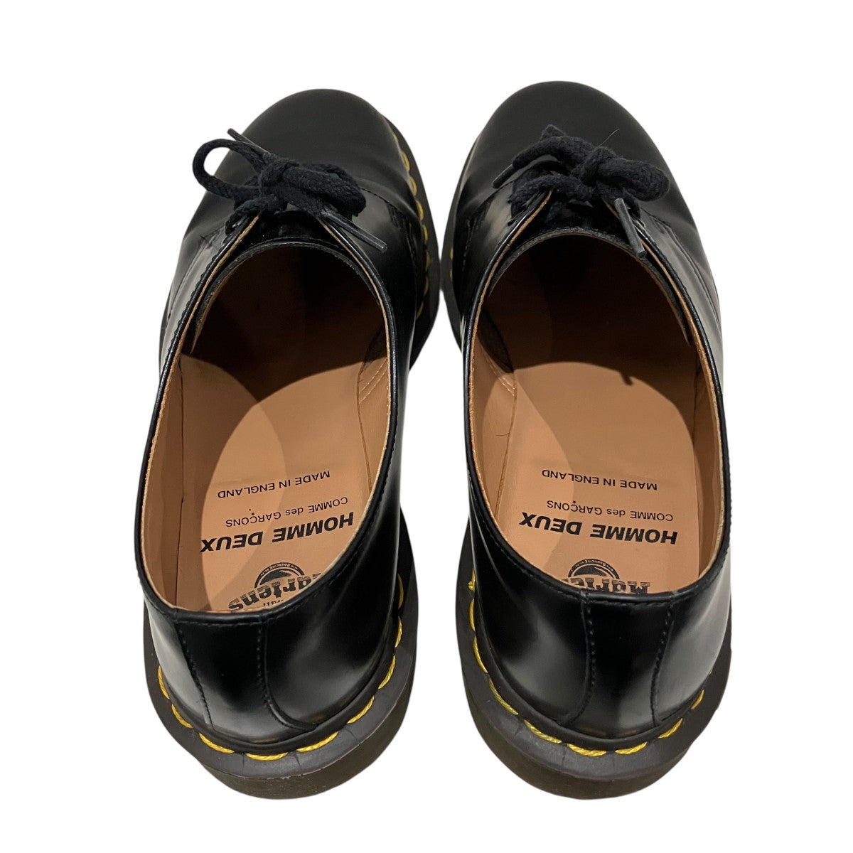 COMME des GARCONS HOMME DEUX×Dr．Martens 3ホールレザーシューズ