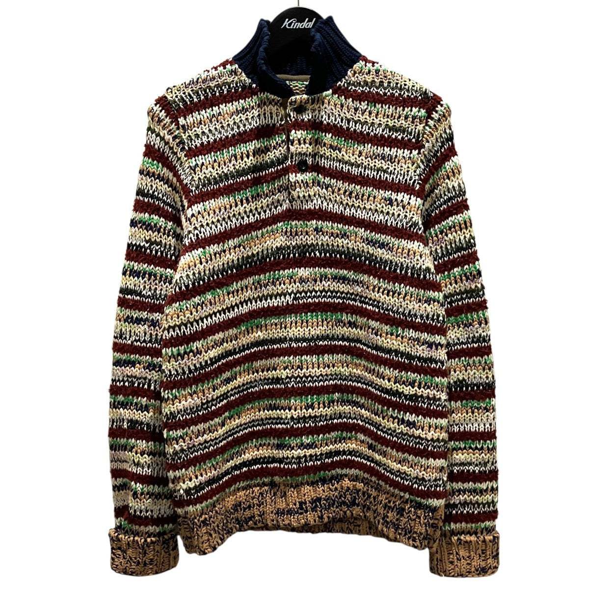 26SS【Mix Knit Pullover】ニットポロシャツ26-03945M