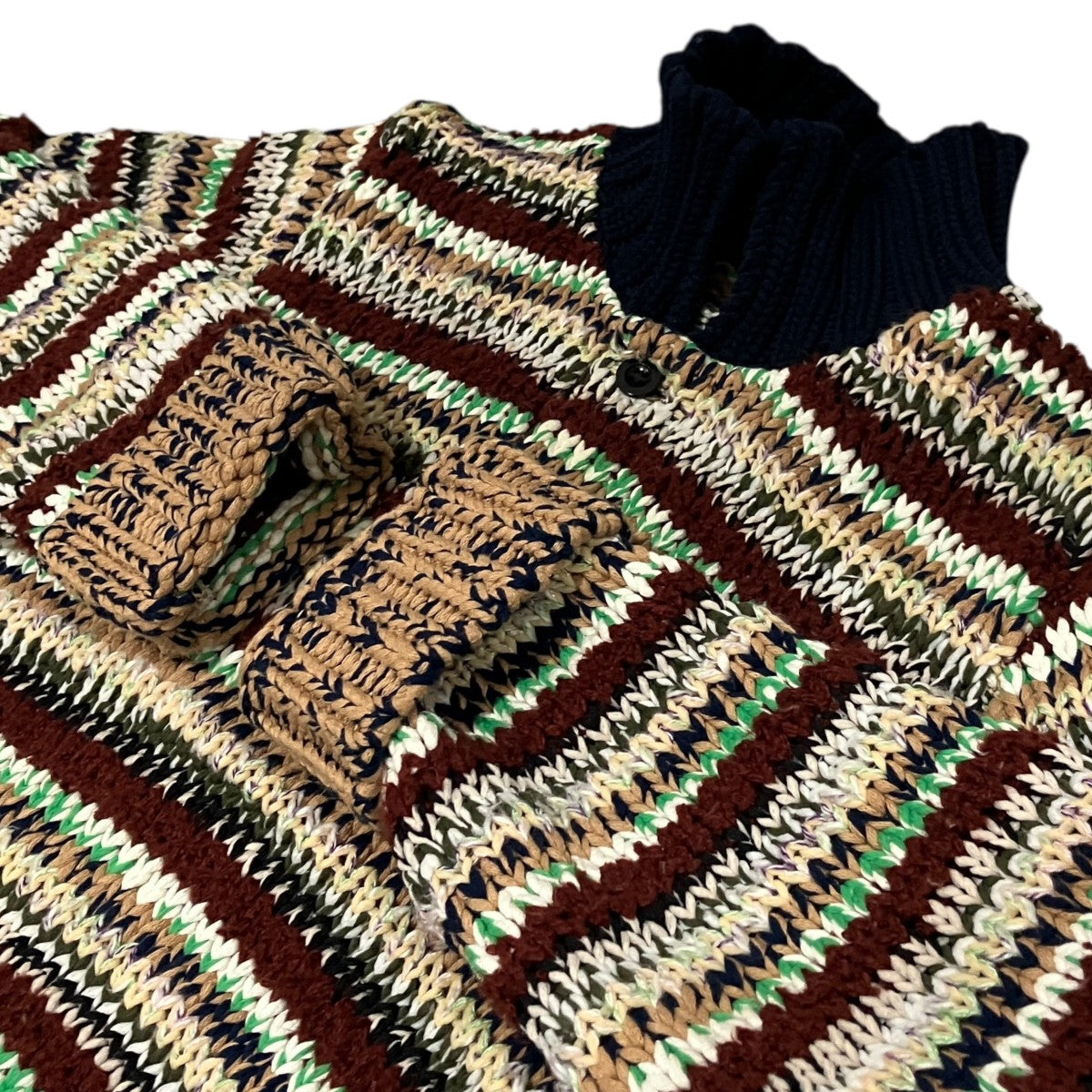 26SS【Mix Knit Pullover】ニットポロシャツ26-03945M