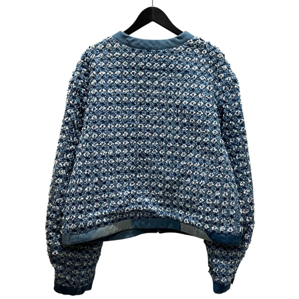 【Crushed Napping Quilted Denim Bolero Jacket】ボレロジャケットK2410LJ090