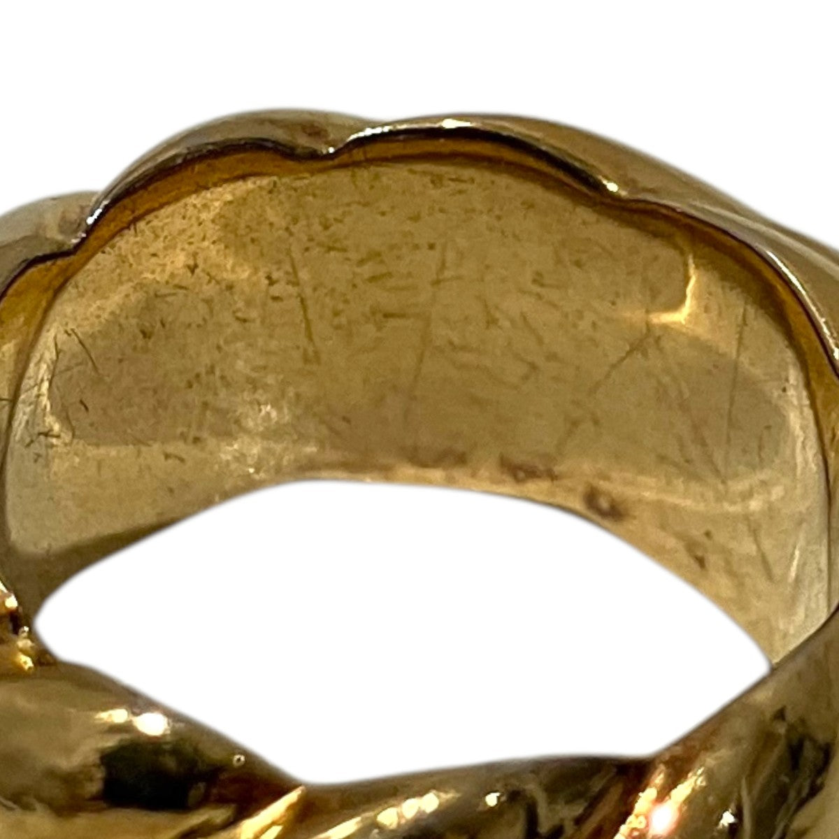 【large rope ring】シルバーリング
