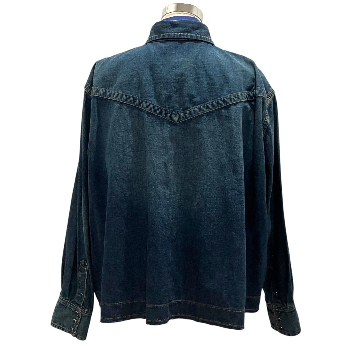 【Denim Double Layered Shirt Jacket】グロップドデニムジャケット20-04932